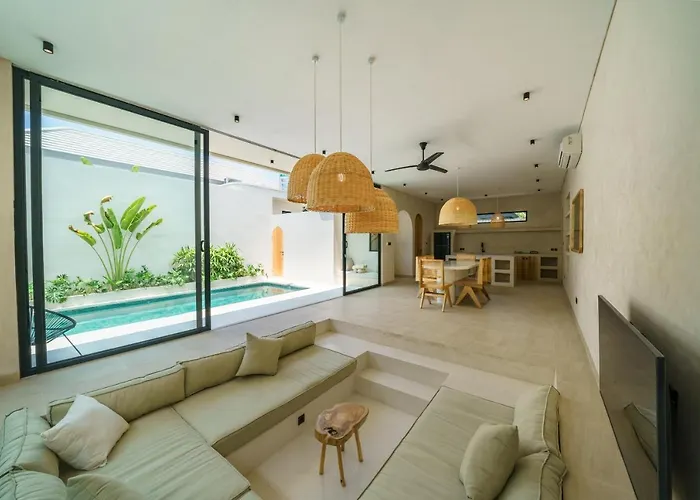 Leros - Modern Chic 2br Mediterranean In Canggu!